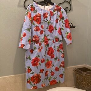 Floral cotton dress